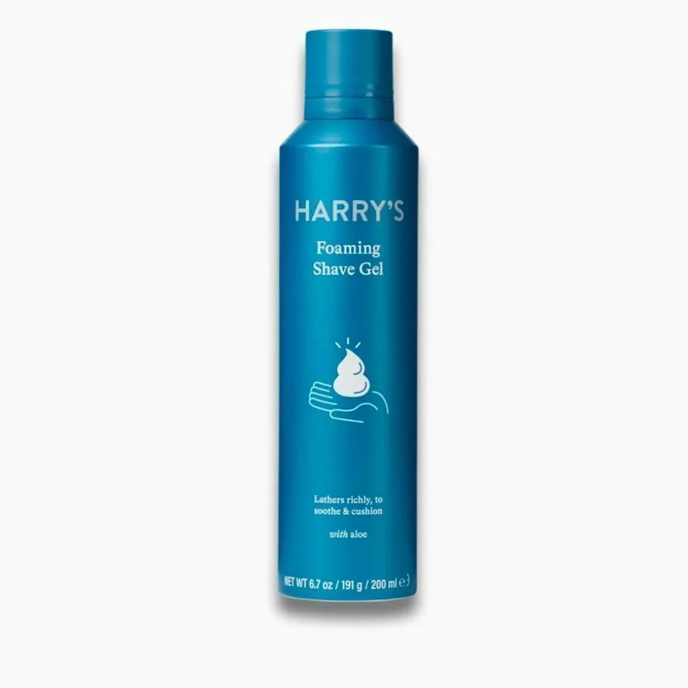 NEW Harry's Foaming Shave Gel with Aloe 6.7oz